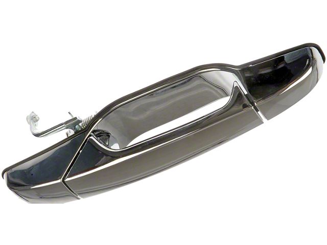 Exterior Door Handle without Keyhole; Chrome; Front Passenger Side (07-13 Sierra 1500)