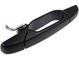 Exterior Door Handle without Keyhole; Smooth Black; Front Passenger Side (07-13 Sierra 1500)
