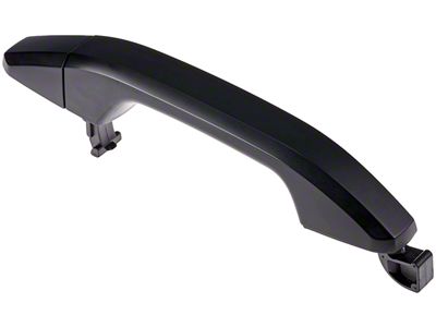 Exterior Door Handle without Keyhole; Smooth Black; Front Passenger Side (14-18 Sierra 1500)