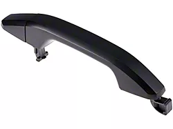 Exterior Door Handle without Keyhole; Smooth Black; Front Passenger Side (14-18 Sierra 1500)