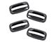 Exterior Door Handles; Front and Rear; Chrome and Black (99-06 Sierra 1500)