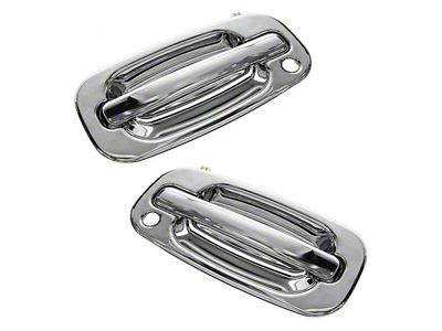 Exterior Door Handles; Front; Chrome (99-06 Sierra 1500)