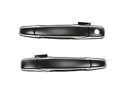 Exterior Door Handles; Front; Paint to Match Black (07-13 Sierra 1500)
