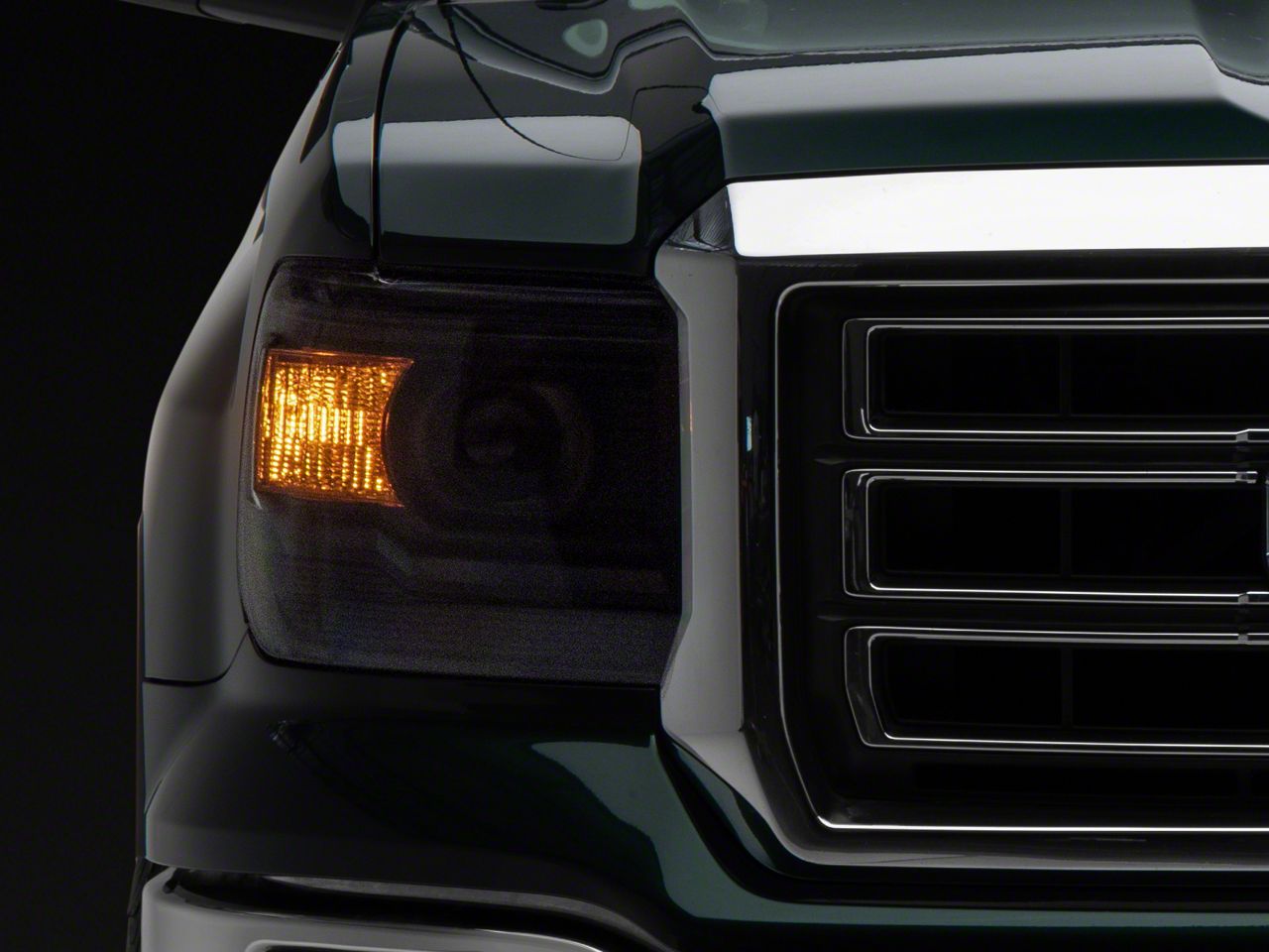 For 2014-2018 GMC Sierra 1500 2500HD 3500HD LED DRL Projector
