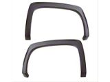 Elite Series Sport Style Fender Flares; Rear; Smooth Black (14-15 Sierra 1500)