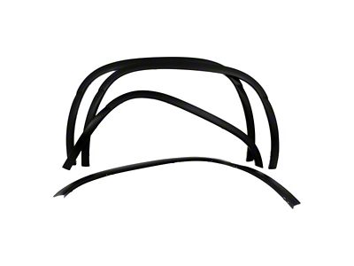 Fender Trim; Matte Black (99-06 Sierra 1500 Fleetside)