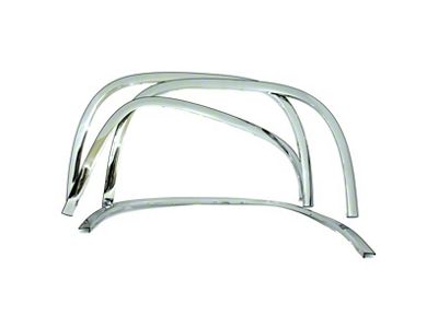 Fender Trim; Polished (07-13 Sierra 1500 w/o OE Fender Flares)