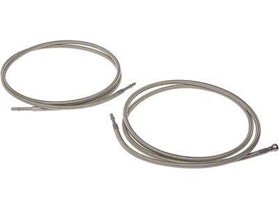 Flexible Stainless Steel Braided Fuel Line (04-06 5.3L, 6.0L Sierra 1500 Extended Cab w/ 8-Foot Long Box)