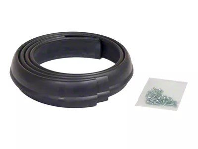 Flexy Flare Heavy Duty Rubber Fender Extensions; 1.75-inch x 58-Inch (Universal; Some Adaptation May Be Required)