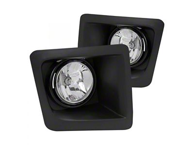 Factory Style Fog Lights; Clear (14-15 Sierra 1500)