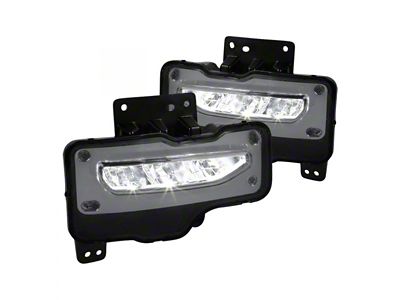 Fog Light; LED Front Bumper Lamps; Smoked (17-19 Sierra 1500)