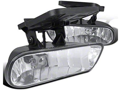 Factory Style Fog Lights; Chrome (99-02 Sierra 1500)