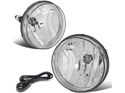 Fog Lights with Switch; Clear (07-13 Sierra 1500)