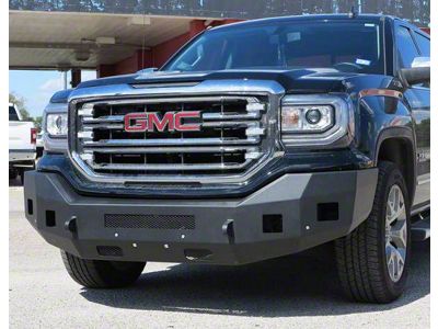 Fortis Front Bumper; Textured Black (16-18 Sierra 1500)