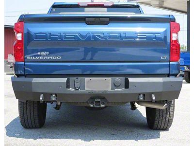 Fortis Rear Bumper; Textured Black (19-24 Sierra 1500)