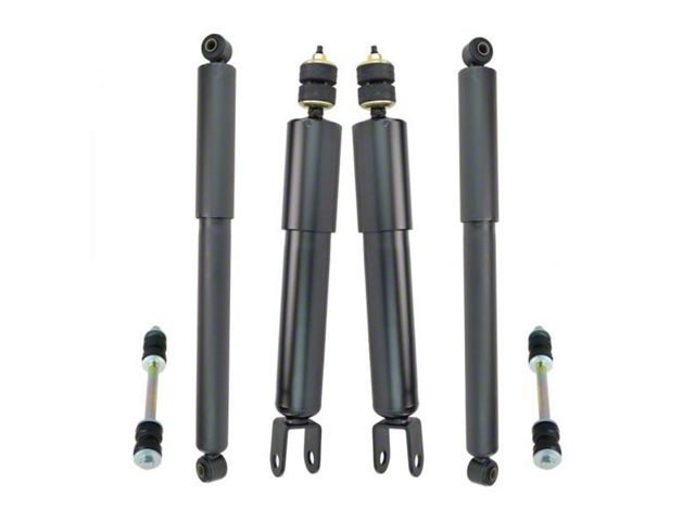 Front and Rear Shocks with Front Sway Bar Links (99-06 4WD Sierra 1500)