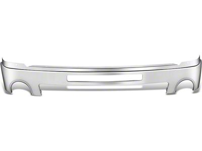 Front Bumper Cover with Fog Light and Air Inlet Openings; Chrome (07-13 Sierra 1500)