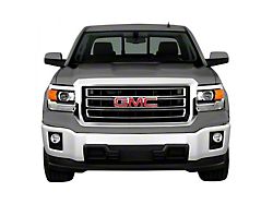 Front Bumper Cover; Not Pre-Drilled for Front Parking Sensors; Summit White (14-15 Sierra 1500)