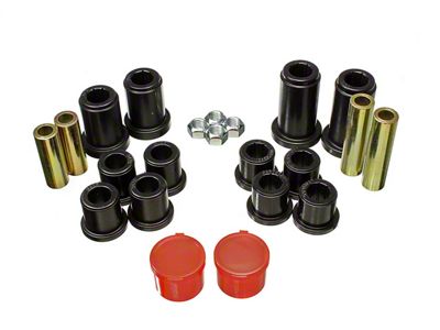 Front Control Arm Bushings; Black (07-13 4WD Sierra 1500)