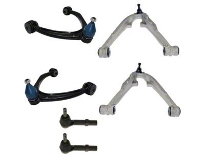 Front Control Arms with Outer Tie Rods (07-13 Sierra 1500 w/ Stock Aluminum Lower Control Arms)