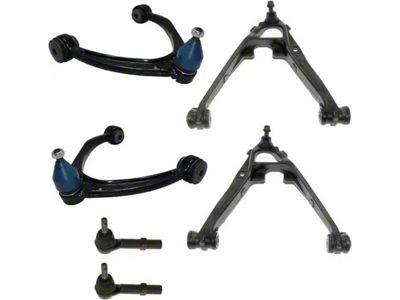 Front Control Arms with Outer Tie Rods (07-13 Sierra 1500 w/ Stock Cast Iron Lower Control Arms)