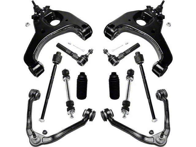 Front Control Arms with Sway Bar Links and Tie Rods (99-06 2WD Sierra 1500 w/ Front Coil Springs)
