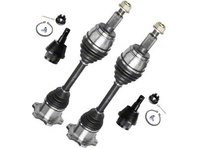 Front CV Axles with Lower Ball Joints (07-13 4WD Sierra 1500 w/ Steel Control Arms)