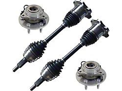 Front CV Axles with Wheel Hub Assemblies (07-13 4WD Sierra 1500)