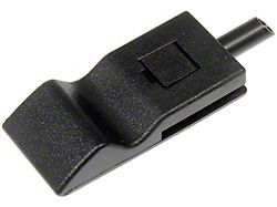 Front Door Lock Knob; Black (07-13 Sierra 1500)