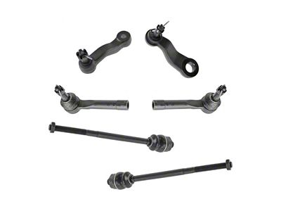 Front Inner and Outer Tie Rods with Idler and Pitman Arms (99-06 4WD Sierra 1500 Regular Cab, Extended Cab)