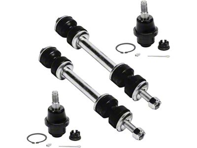 Front Lower Ball Joints with Sway Bar Links (07-13 Sierra 1500 w/ Aluminum Control Arms)