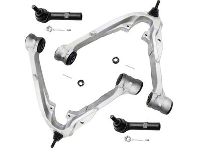 Front Lower Control Arms with Outer Tie Rods (07-13 Sierra 1500 w/ Stock Aluminum Lower Control Arms)