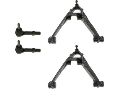Front Lower Control Arms with Outer Tie Rods (07-13 Sierra 1500 w/ Stock Cast Iron Lower Control Arms)
