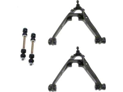 Front Lower Control Arms with Sway Bar Links (07-13 Sierra 1500 w/ Stock Cast Iron Lower Control Arms)