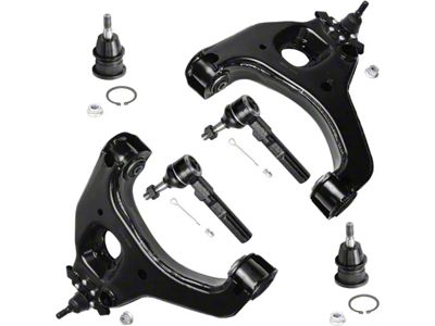 Front Lower Control Arms with Upper Ball Joints and Outer Tie Rods (99-06 2WD Sierra 1500)