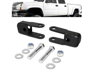 Front Shock Extenders for 2 to 4-Inch Lift (99-06 Sierra 1500)