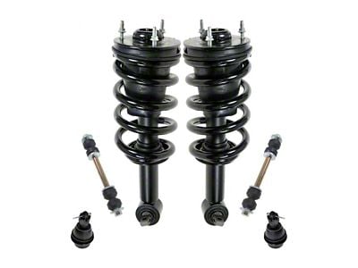 Front Strut and Spring Assemblies with Lower Ball Joints and Sway Bar Links (07-13 Sierra 1500)