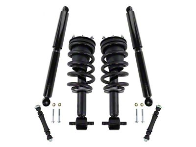 Front Strut and Spring Assemblies with Rear Shocks and Sway Bar Links (14-18 2WD Sierra 1500)