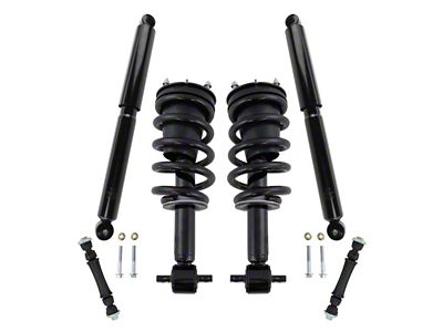 Front Strut and Spring Assemblies with Rear Shocks and Sway Bar Links (14-18 2WD Sierra 1500)