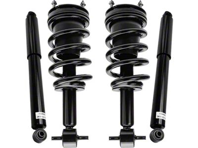Front Strut and Spring Assemblies with Rear Shocks (07-13 Sierra 1500)
