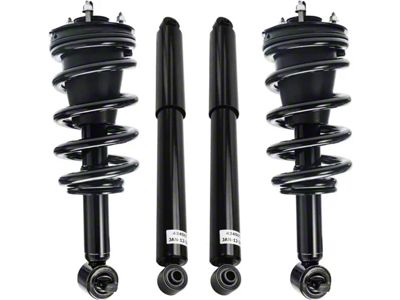 Front Strut and Spring Assemblies with Rear Shocks (14-18 4WD Sierra 1500, Excluding Denali)