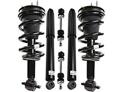 Front Strut and Spring Assemblies with Rear Shocks and Sway Bar Links (14-18 4WD Sierra 1500, Excluding Denali)
