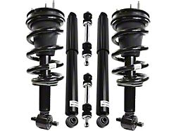 Front Strut and Spring Assemblies with Rear Shocks and Sway Bar Links (14-18 4WD Sierra 1500, Excluding Denali)