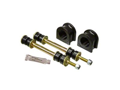 Front Sway Bar Bushings; 34mm; Black (07-18 Sierra 1500)