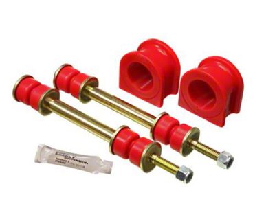 Front Sway Bar Bushings; 36mm; Red (07-18 Sierra 1500)