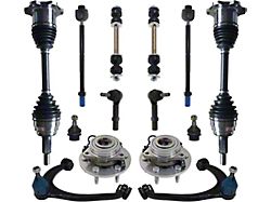 Front Upper Control Arms with CV Axles, Lower Ball Joints, Hub Assemblies, Sway Bar Links and Tie Rods (07-13 4WD Sierra 1500)