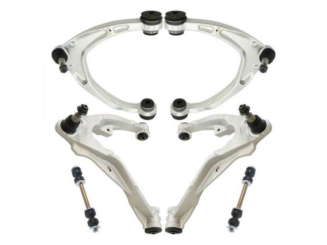 Front Upper and Lower Control Arms with Ball Joints and Sway Bar Links (14-16 Sierra 1500)