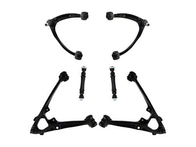 Front Upper and Lower Control Arms with Ball Joints and Sway Bar Links (07-16 Sierra 1500)