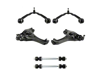 Front Upper and Lower Control Arms with Ball Joints and Sway Bar Links (99-06 2WD 4.3L, 4.8L, 5.3L Sierra 1500)