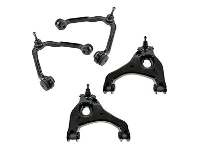 Front Upper and Lower Control Arms with Ball Joints (99-06 2WD 4.3L, 4.8L, 5.3L Sierra 1500)